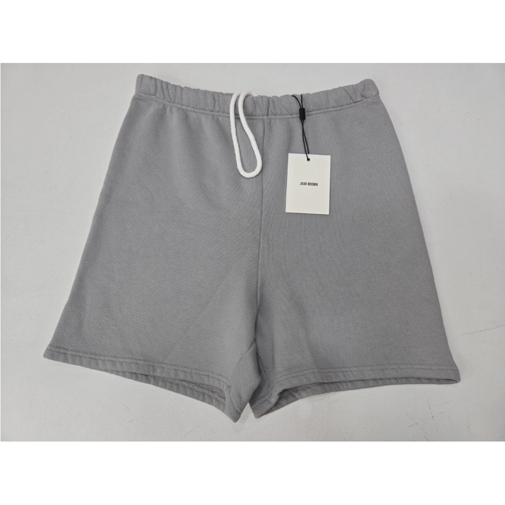 Joah Brown Fitted Sweat Shorts Washed Gray French Terry USA XS/S NEW